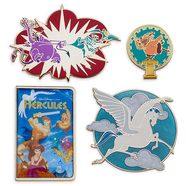 Disney Store Lot de 4 pin's Hercule Oh My Disney