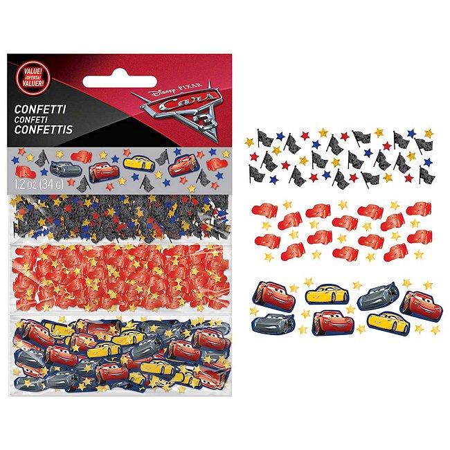 Disney Store Confettis Disney Pixar Cars 3