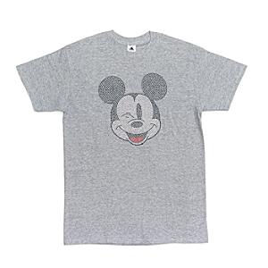 Mickey Mouse Rhinestones Customisable T-Shirt For Adults