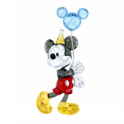 SHOPDISNEY OFFICIEL Swarovski Figurine Mickey Célébration en cristal,